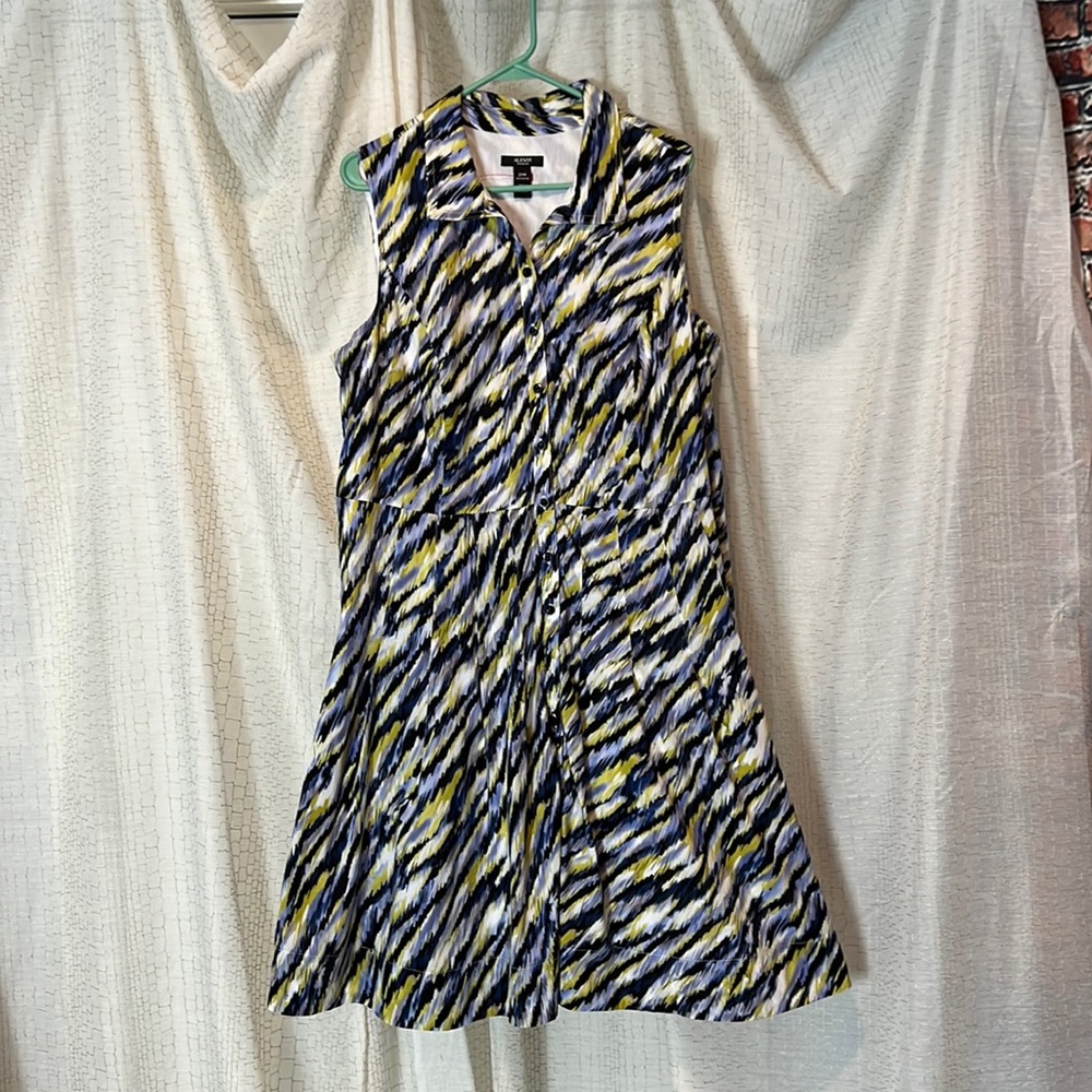 Alfani dress, size 20w,blue pattern